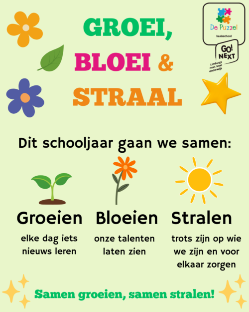 Groei, bloei en straal Groei, bloei en straal